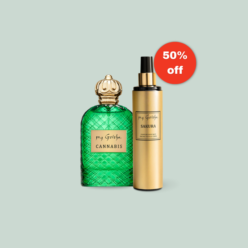my Geisha Cannabis 100ml + my Geisha Sakura - Testpermet