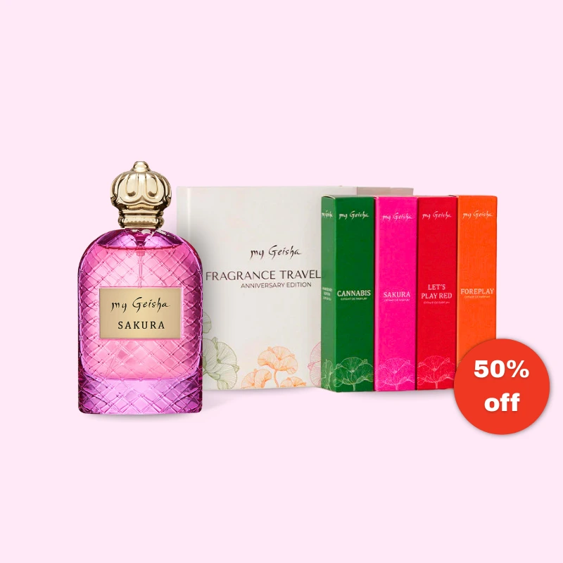 my Geisha Sakura 100ml + Fragrance Travel Kit 40ml