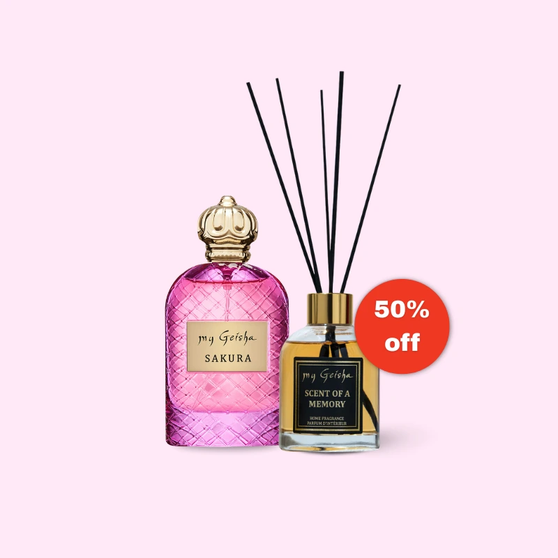 my Geisha Sakura 100ml + my Geisha Scent of a Memory - Szobaparfüm